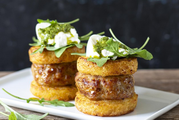 RÖSTIS Bigard au pesto et à la burrata